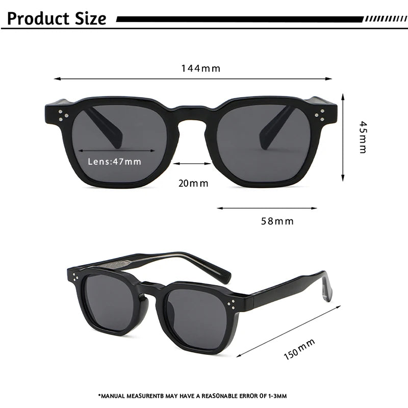 Lunettes carrées unisexes — image 5